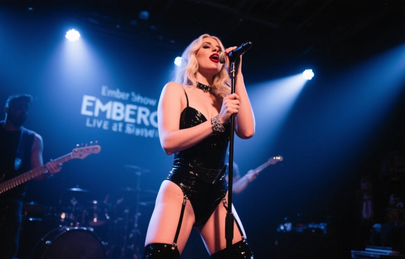 Visual representation of Ember Snow Live at Exposé Gentlemen's Club