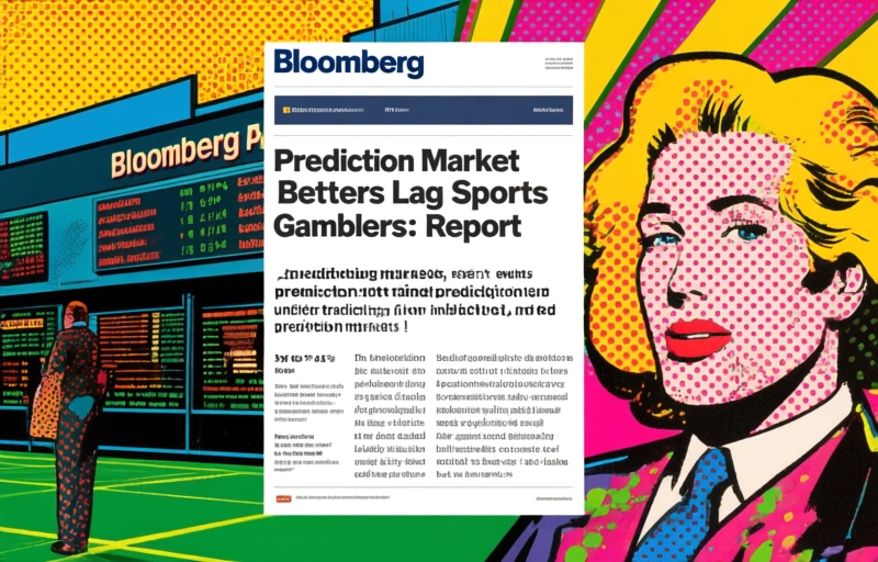 Prediction Market Bettors Lag Sports Gamblers: Report
