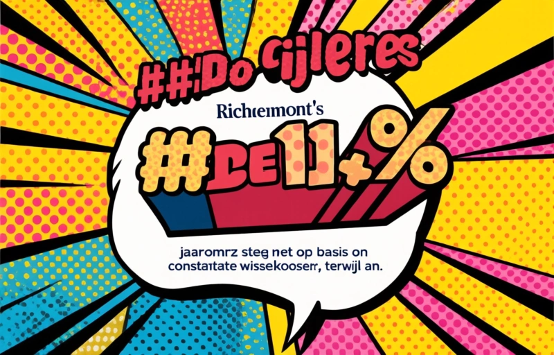 Visuele weergave van Richemont ziet omzet stijgen dankzij robuuste vraag naar Cartier