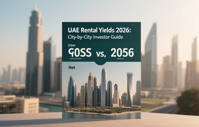 Visual representation of UAE Rental Yields 2026