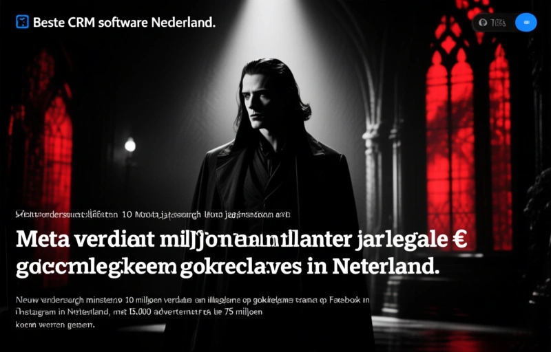 Meta verdient miljoenen aan illegale gokreclames in Nederland