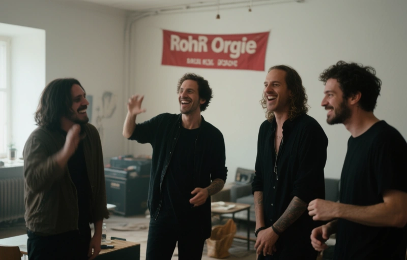 Rohr Orgie mit Ace Banner, Apolo Adrii, Dex Devall & Hugo Dupre