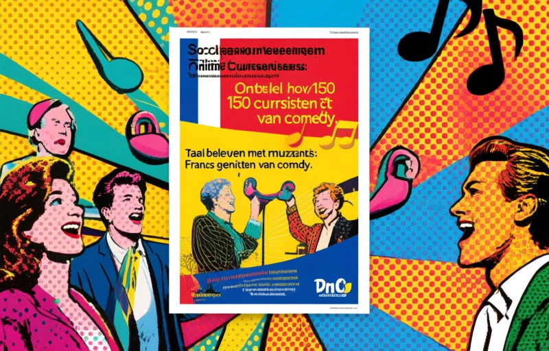 Taal beleven met muziek: 150 cursisten Frans genieten van comedy