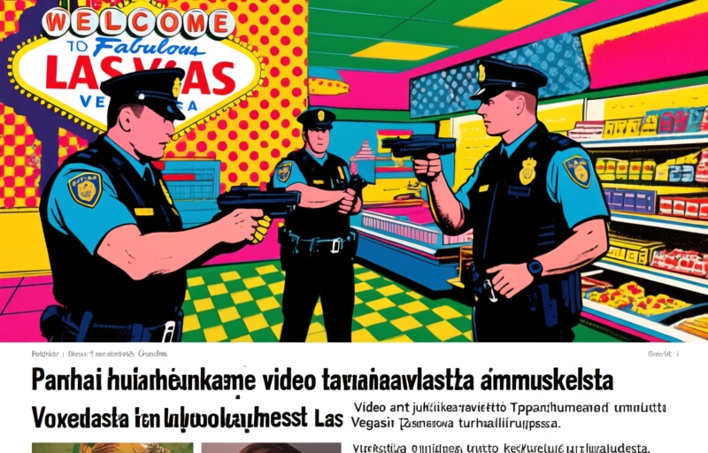 Poliisi julkaisi ruumiinkameravideon tappavasta ammuskelusta Las Vegasin ruokakaupassa