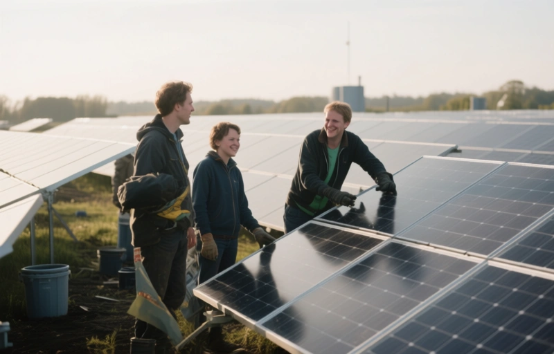 Energiecoöperaties groeien: 10% meer zon, 23 warmteprojecten