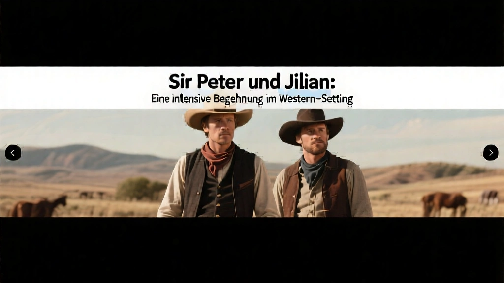 Sir Peter und Jolian: Eine intensive Begegnung im Western-Setting
