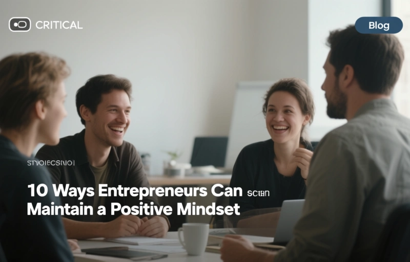 10 Ways Entrepreneurs Can Maintain a Positive Mindset