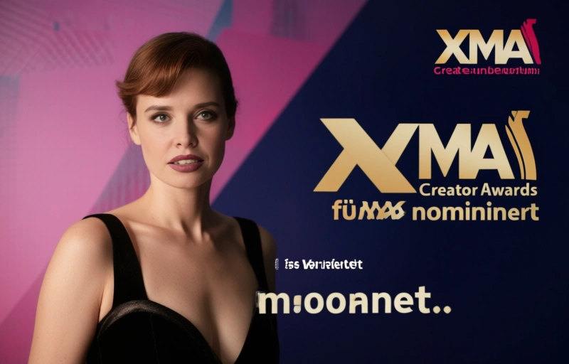 Visuelle Darstellung von Eva Maxim für XMA Creator Awards 2026 nominiert