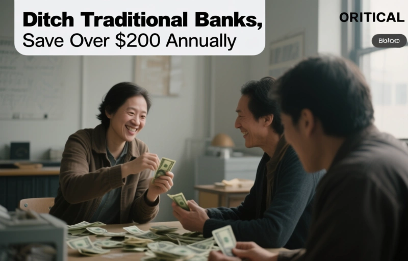Ditch Traditional Banks, Save Over $200 Annually