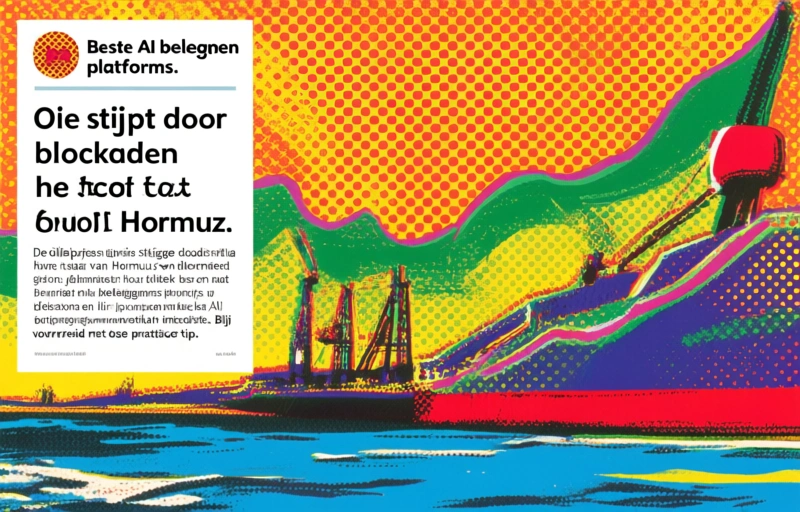 Olie stijgt door blokkade Straat van Hormuz