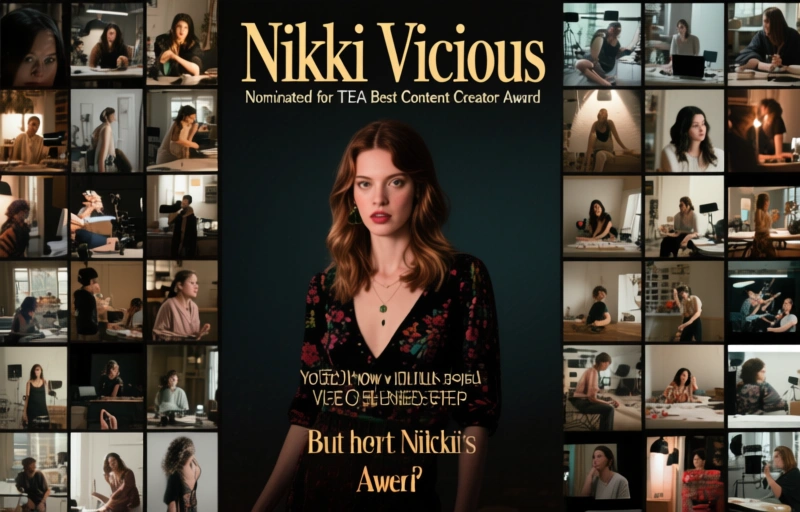Visual representation of Nikki Vicious Nominated for TEA Best Content Creator Award
