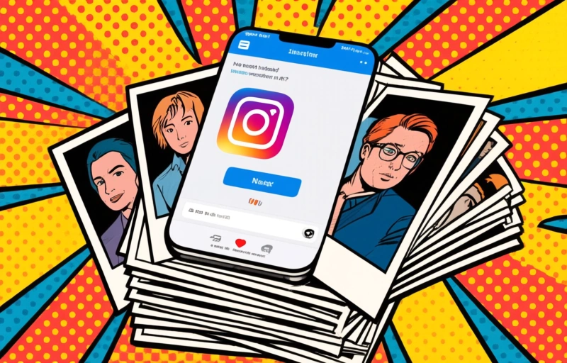 Visuele weergave van Instagram Instants