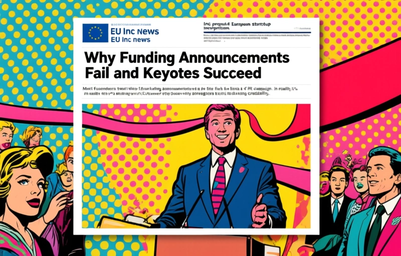 Why Funding Announcements Fail and Keynotes Succeed