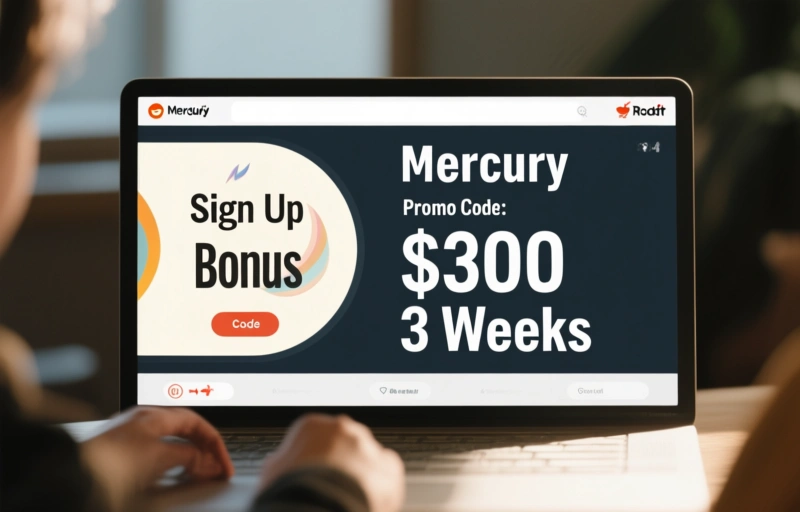 Visual representation of Mercury Sign Up Bonus Promo Code