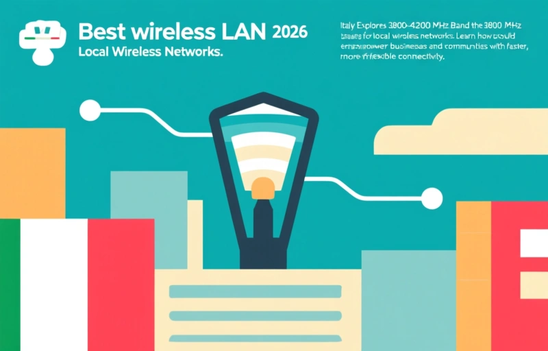 Italy Explores 3800-4200 MHz Band for Local Wireless Networks