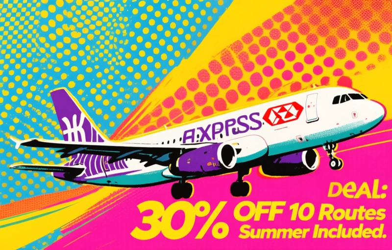 HK Express HSBC Flight Deal: 30% Off 10 Routes, Summer Included