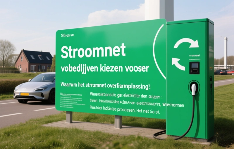 Visuele weergave van Stroomnet vol