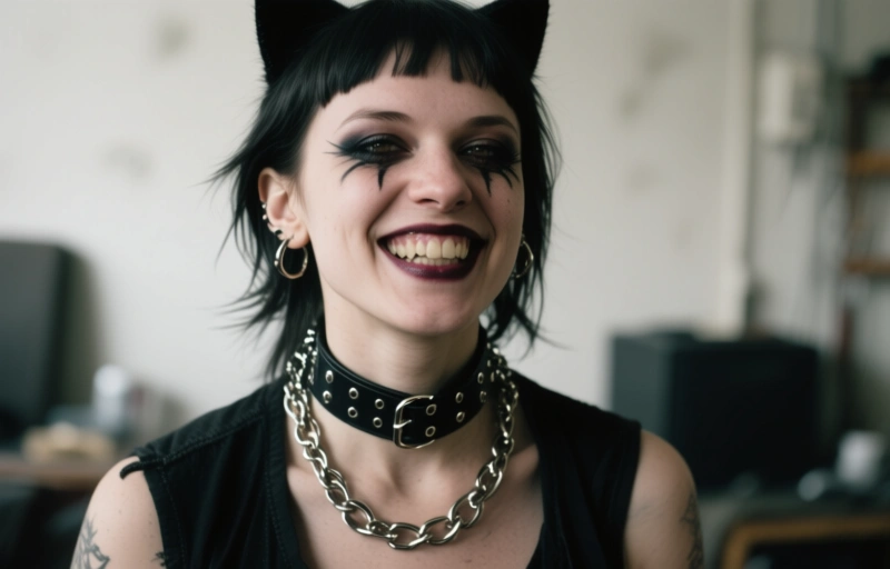 Bad Kitty Heavy Metal Looks: Glam Chain Collars