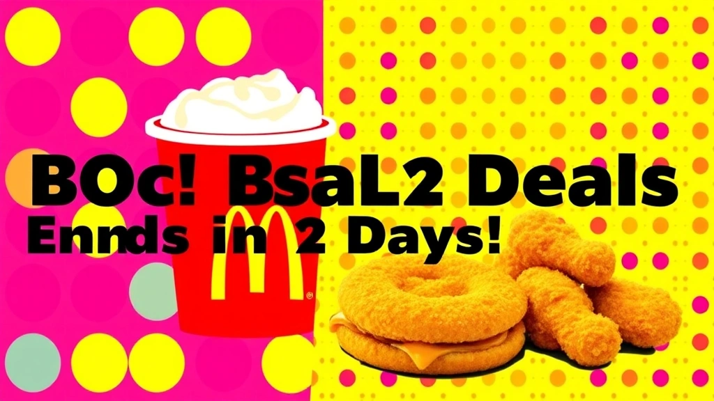 McDonald's BOGO Deal Ends in 2 Days! Free Ice Cream & Nuggets
