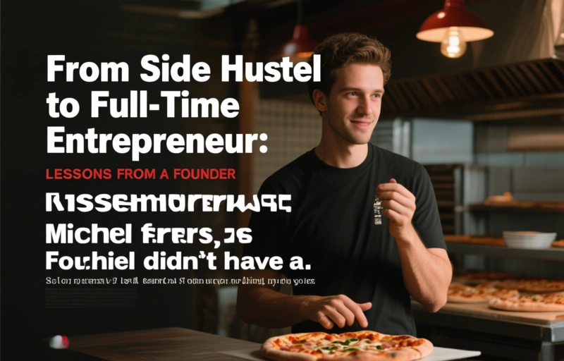 Visual representation of From Side Hustle to Full-Time Entrepreneur