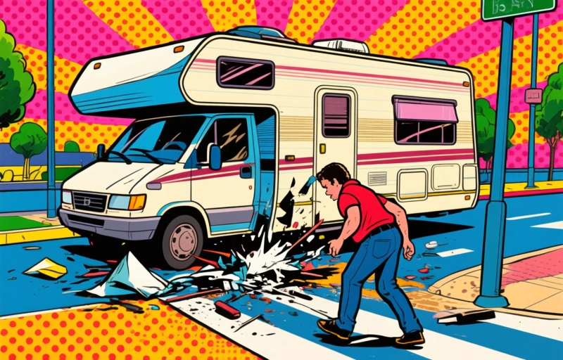 Representaci贸n visual de Accidente en Las Vegas