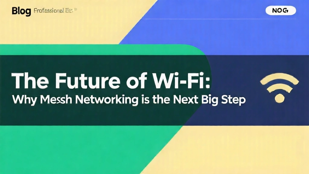 The Future of Wi-Fi: Why Mesh Networking is the Next Big Step