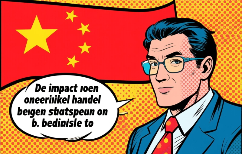 Visuele weergave van China wacht af