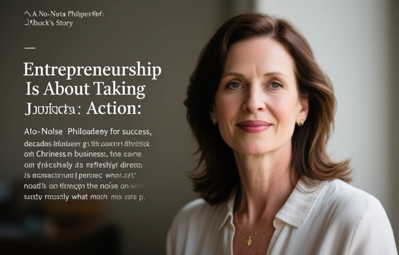 Visual representation of Entrepreneurship Is About Taking Action