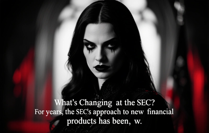 Visual representation of SEC's Hester Peirce