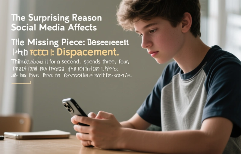 Visual representation of The Surprising Reason Social Media Affects Teen Mental Health