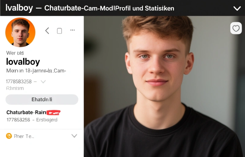 Visuelle Darstellung von lovalboy – Chaturbate-Cam-Model-Profil und Statistiken