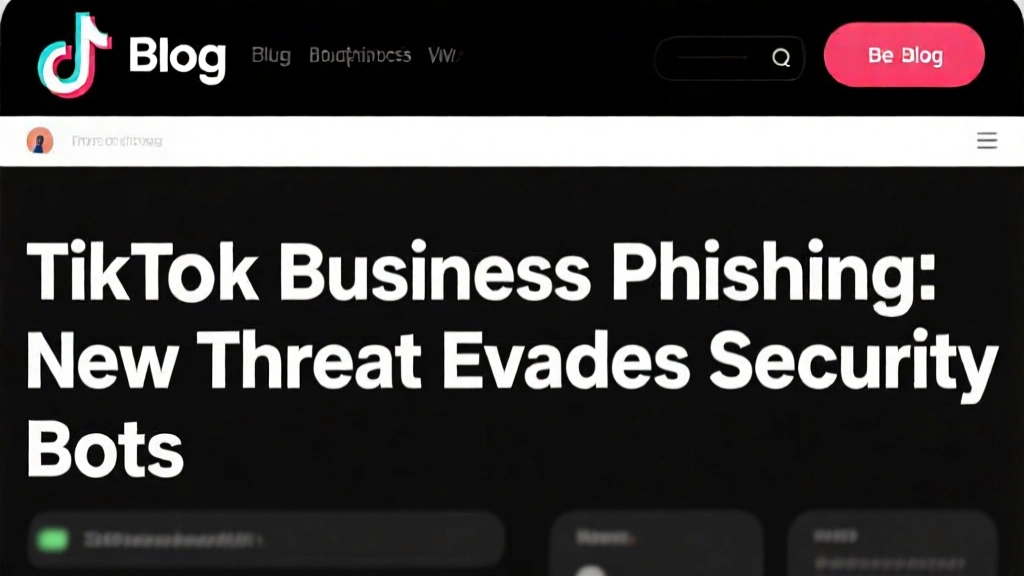 TikTok Business Phishing: New Threat Evades Security Bots