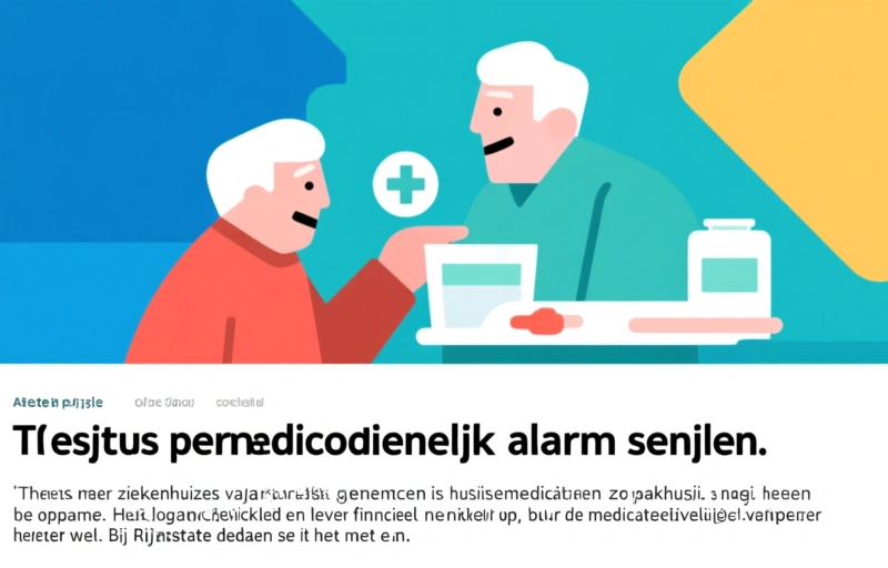 Thuismedicatie meenemen naar het ziekenhuis: zo pak je het aan