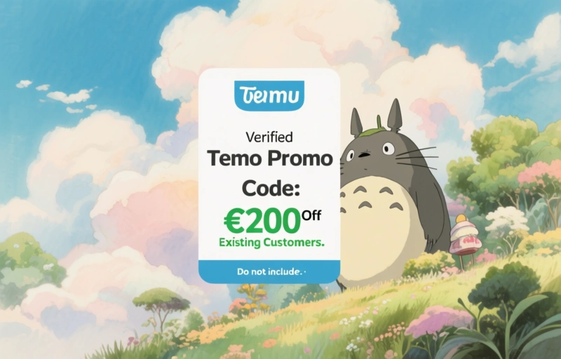 Verified Temu Promo Code: €200 Off for Existing Customers