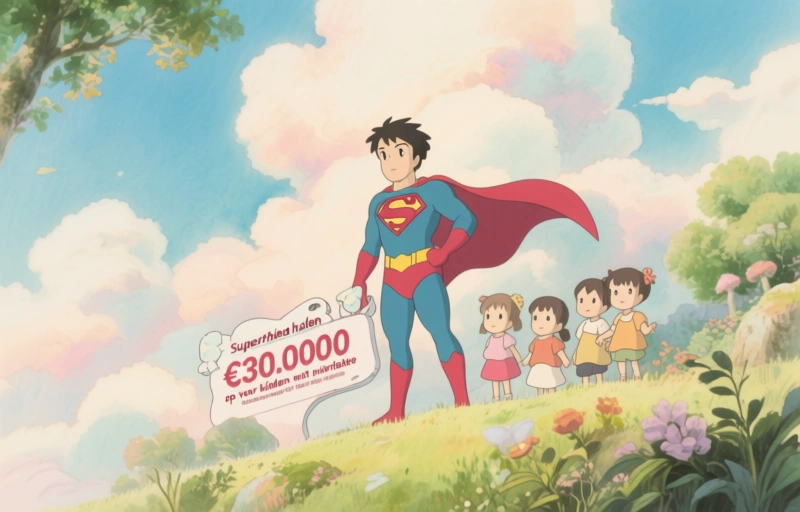 Superhelden halen €30.000 op voor kinderen met nierziekte