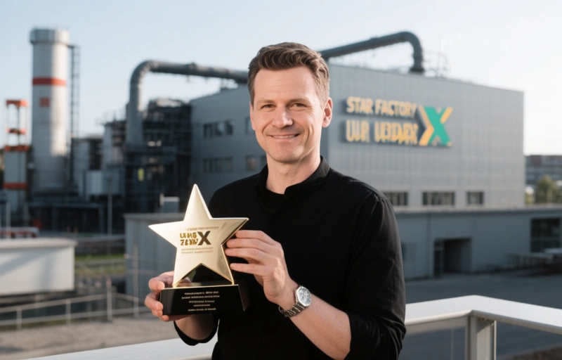 Visuelle Darstellung von Star Factory für Urban X Awards nominiert