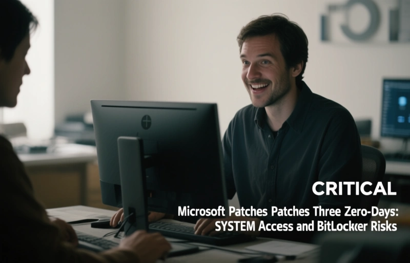Microsoft Patches Three Zero-Days: SYSTEM Access and BitLocker Risks