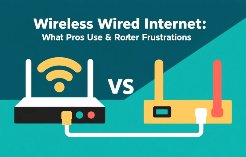 Wireless vs Wired Internet: What Pros Use & Router Frustrations
