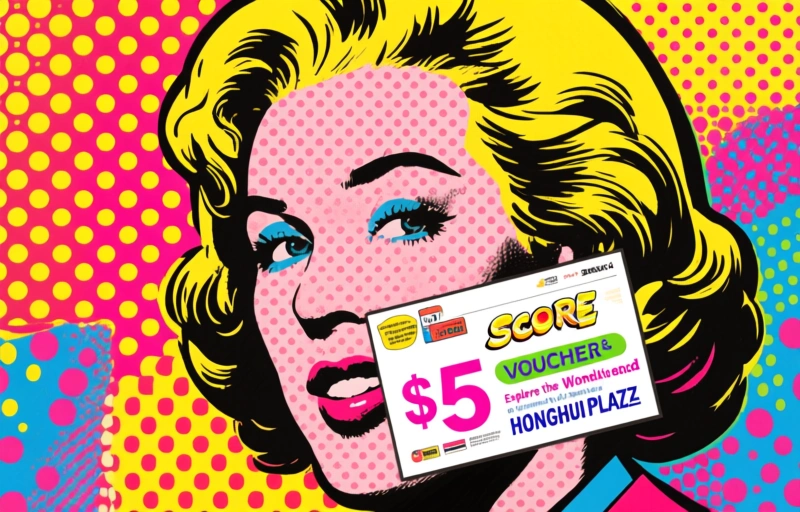 Score a $5 Voucher & Explore the Neon Wonderland at Honghui Plaza