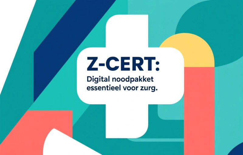 Z-CERT: Digitaal noodpakket essentieel voor zorg