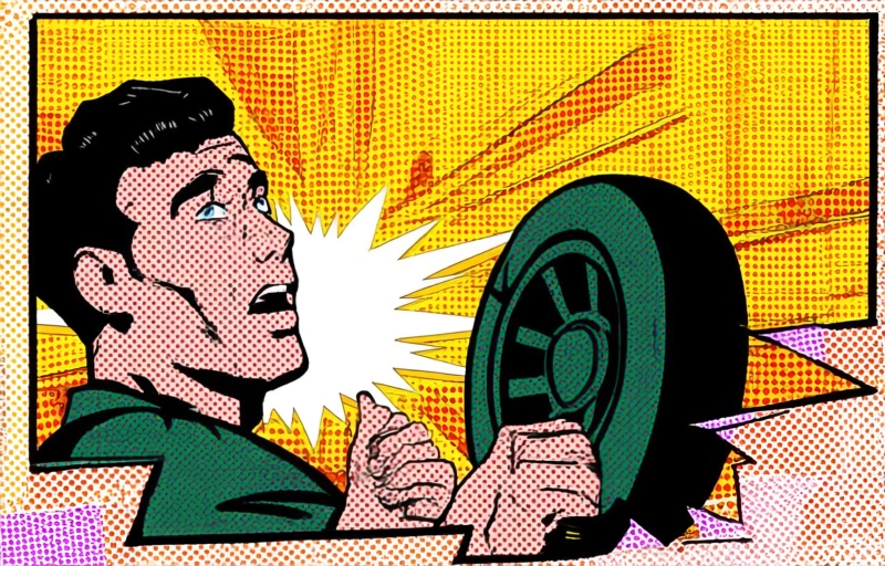 Visual representation of British Airways pierde llanta al despegar en Las Vegas