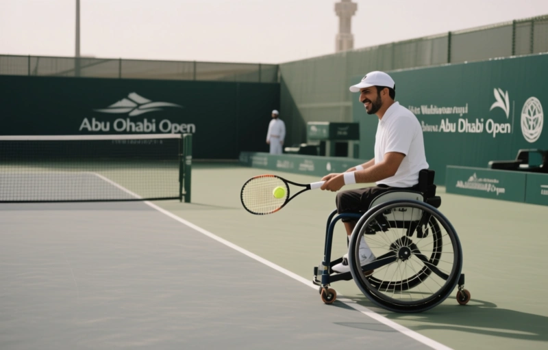 Historic Wheelchair Tennis Debut at Abu Dhabi Open