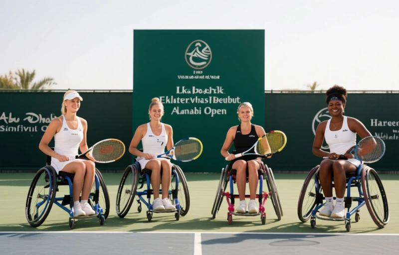 Visual representation of Historic Wheelchair Tennis Debut at Abu Dhabi Open