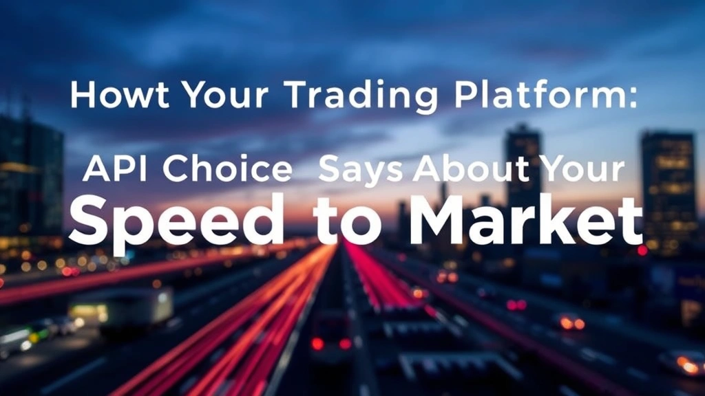 What Your Trading Platform API Choice Says About Your Speed to Market