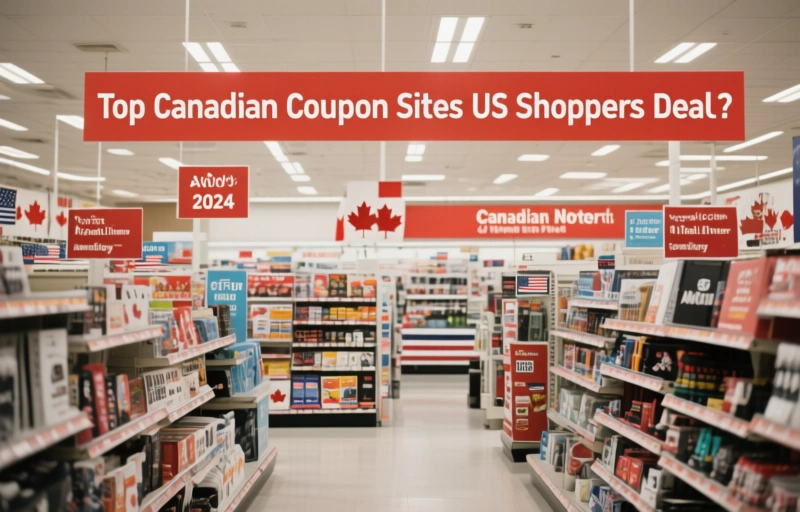 Visual representation of Top Canadian Coupon Sites for US Shoppers in 2024