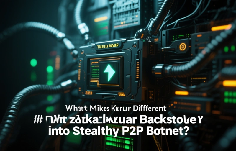 Visual representation of Turla Turns Kazuar Backdoor Into Stealthy P2P Botnet