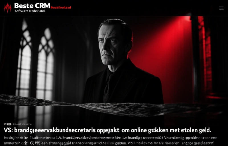 VS: brandweervakbondssecretaris opgepakt om online gokken met gestolen geld