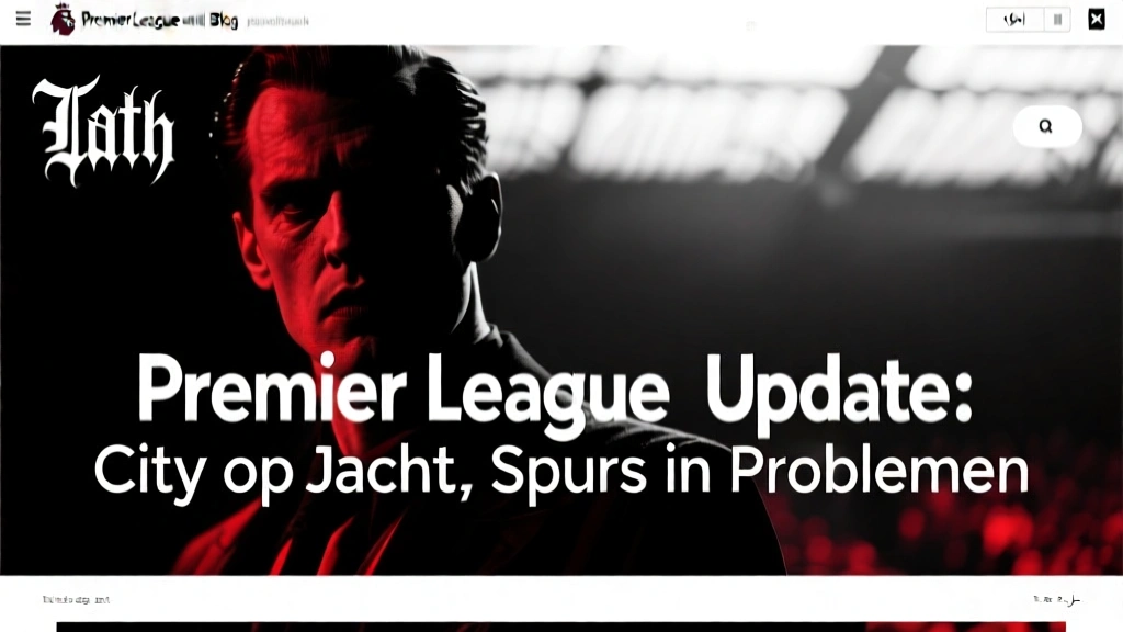 Premier League Update: City op Jacht, Spurs in Problemen
