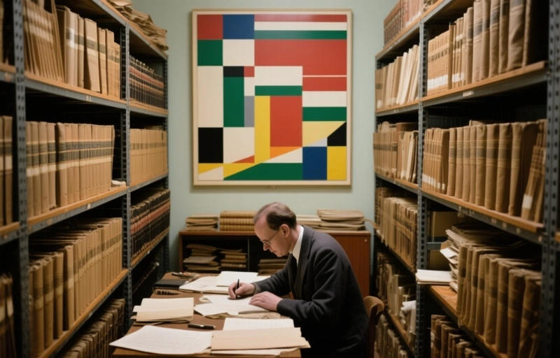 Visual representation of Van Doesburg & Hungary's Avant-Garde