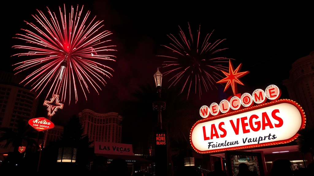 Las Vegas feiert im Sommer mit riesigem Feuerwerk